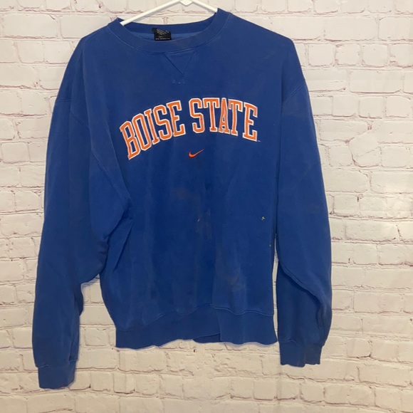 Nike Other - Vintage Nike Boise State Embroidered Center Swoosh Crewneck sweatshirt size Med.